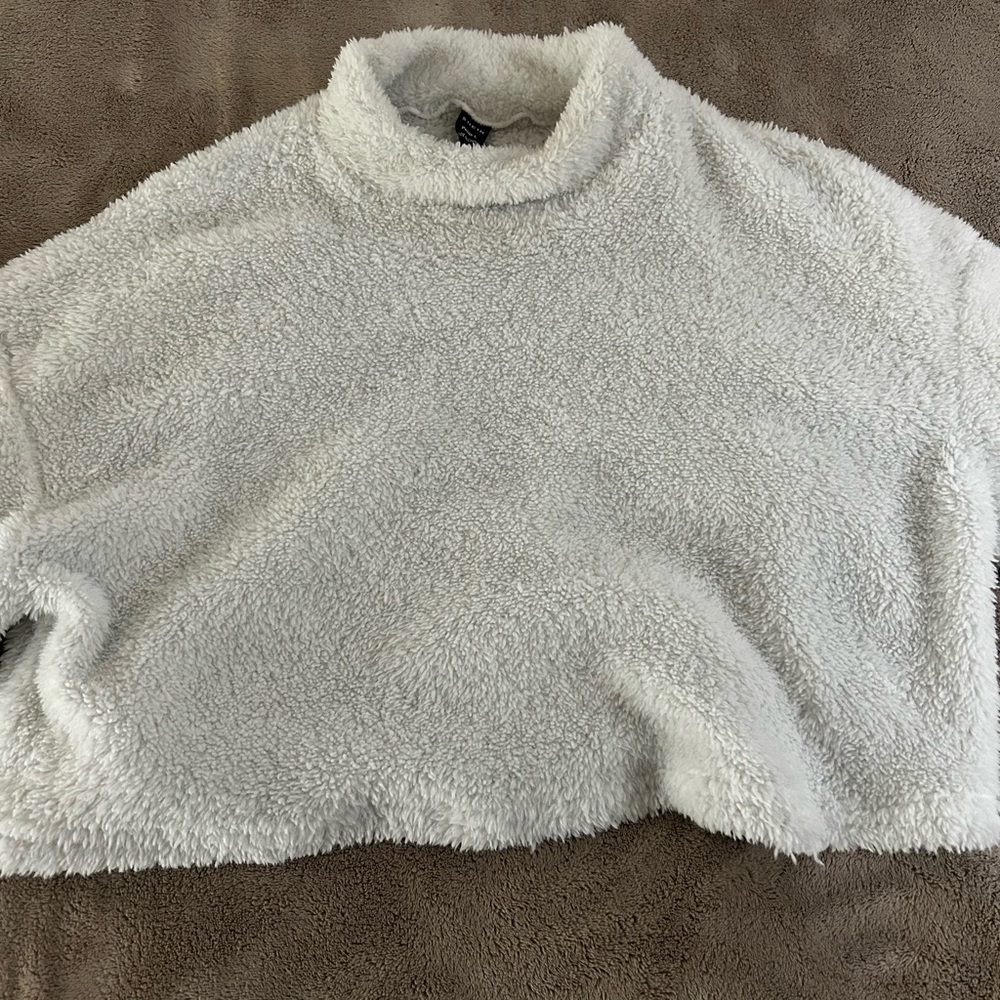 SHEIN Soft White Turtleneck Sweater